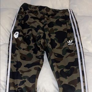 Adidas x Bape track pants olive small deadstock